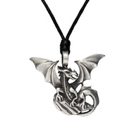 Pewter Dragon Necklace 28