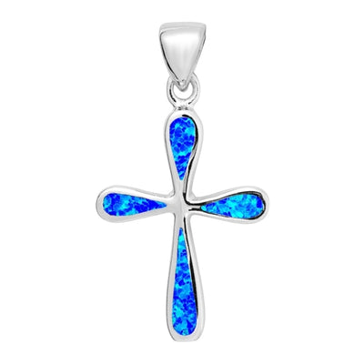 Blue Opal Cross