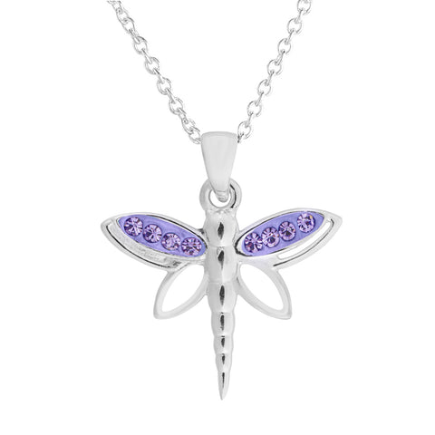 Beautiful Tanzanite Dragonfly Pendant