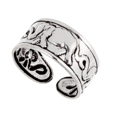 Lovely Elephant Toe Ring