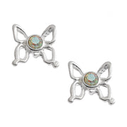 Pretty AB Butterfly Studs