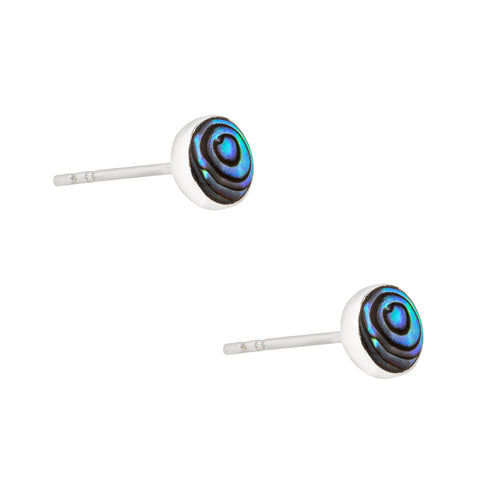 Beautiful Dainty Abalone Studs