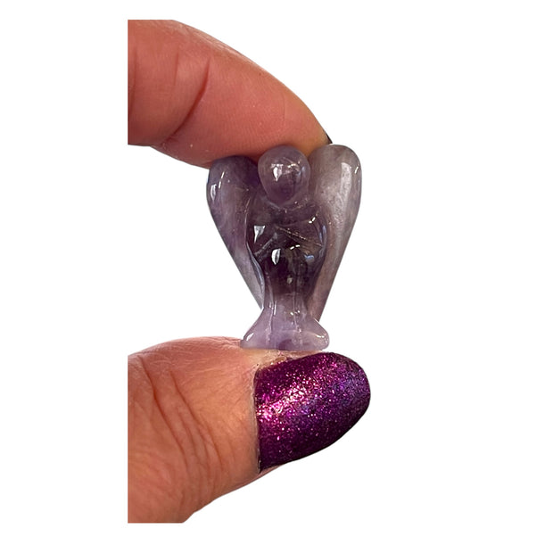 Amethyst Angel in Pouch