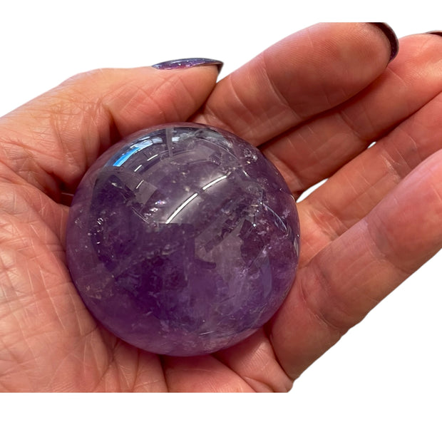 Beautiful Amethyst Crystal Ball