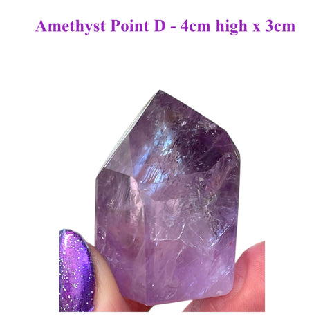 Triple A Grade Amethyst Point - 4cm high