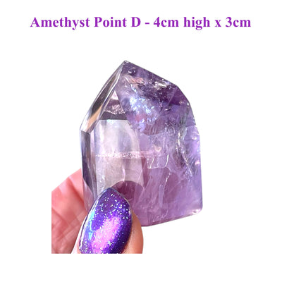 Triple A Grade Amethyst Point - 4cm high