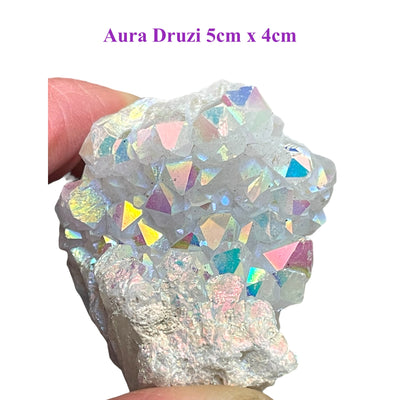 Aura Druzy Crystal Bed - Peace, Intuition & Unconditional Love