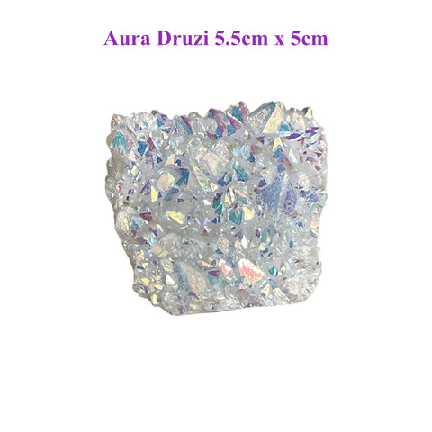 Aura Druzy Crystal Bed - Peace, Intuition & Unconditional Love