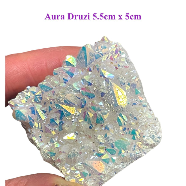 Aura Druzy Crystal Bed - Peace, Intuition & Unconditional Love