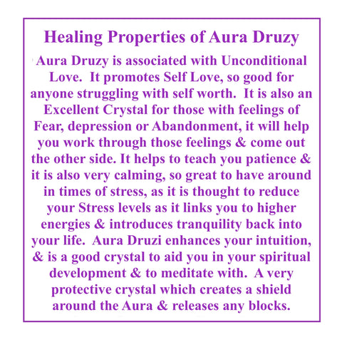 Aura Druzy Crystal Bed - 11cm