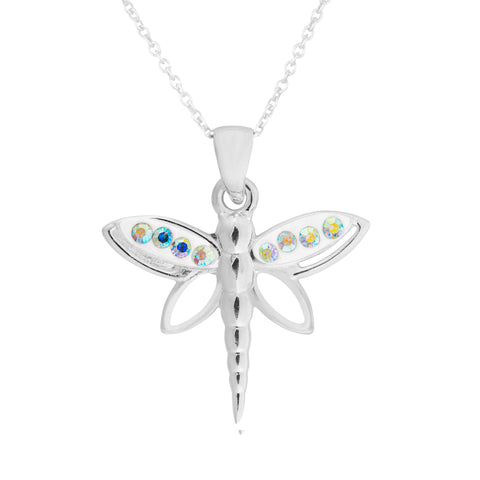 Beautiful AB Dragonfly Pendant