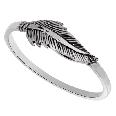 Beautiful Dainty Feather Ring