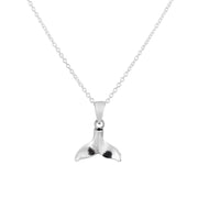 Beautiful Dainty Whale Necklace
