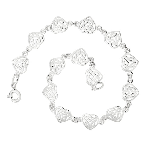 Beautiful Filigree Heart Bracelet