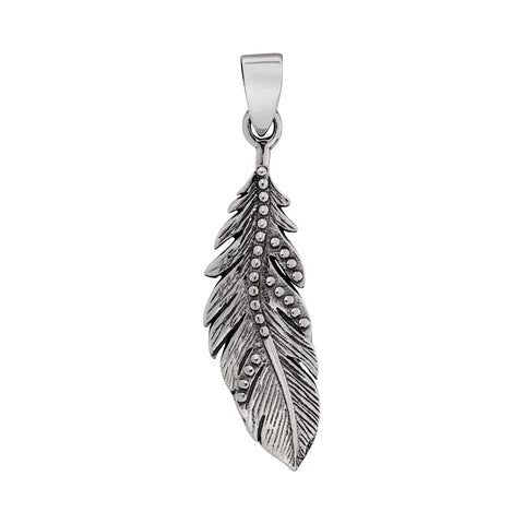 Beautiful Large Feather Pendant