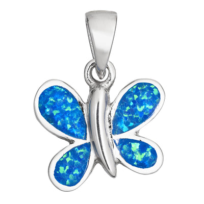 Beautiful Opal Butterfly Pendant