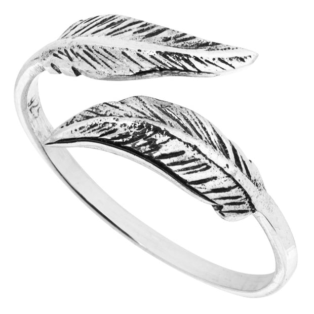 Beautiful Silver Feather Ring