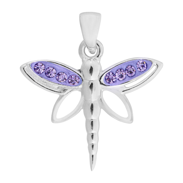 Beautiful Tanzanite Dragonfly Pendant