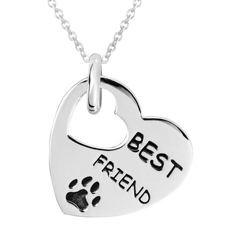 Best Friends Paw Pendant