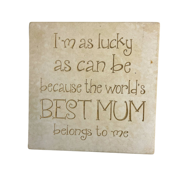 Best Mum Marble Plaque