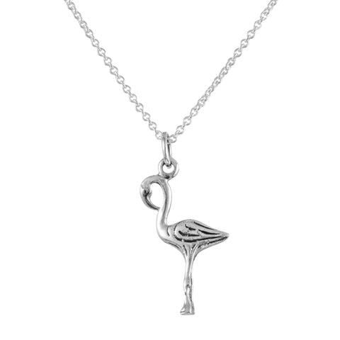 925 Silver Flamingo Necklace