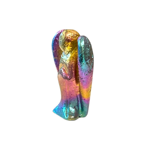 Beautiful Bismuth Crystal Angel- Symbol of Good Luck & Achieving Goals