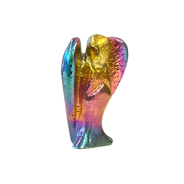 Beautiful Bismuth Crystal Angel- Symbol of Good Luck & Achieving Goals