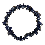 Blue Goldstone Chip Bracelet