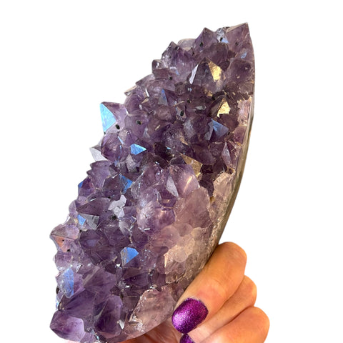 Triple A Grade Brazilian Large Amethyst Bed - Healing