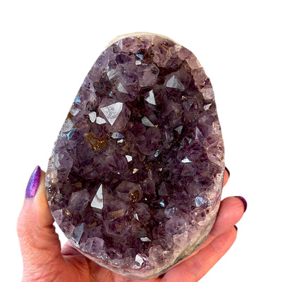 Large Triple A Grade Brazilian Amethyst Bed - Healing