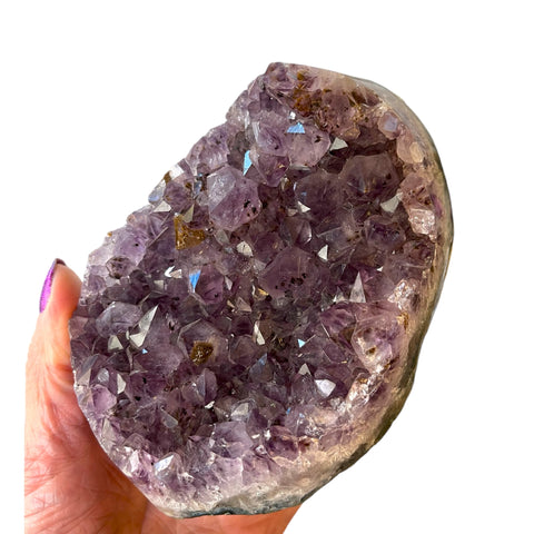 Large Triple A Grade Brazilian Amethyst Bed - Healing