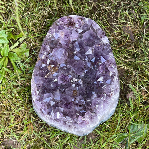 Large Triple A Grade Brazilian Amethyst Bed - Healing