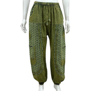 Unisex Circle of Life Black & Grey Cargo Trousers