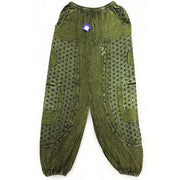 Unisex Circle of Life Black & Grey Cargo Trousers