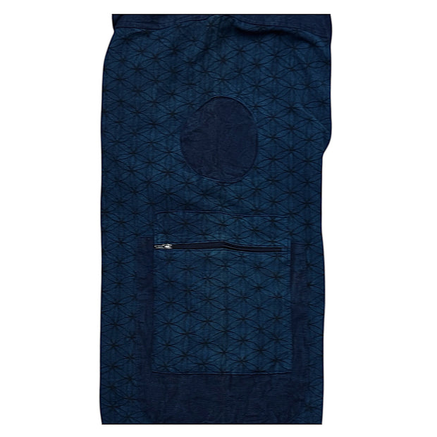 Unisex Circle of Life Dark Blue & Black Cargo Trousers
