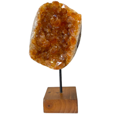 X Large Citrine Bed & stand- Brings Joy and Happiness to your Life