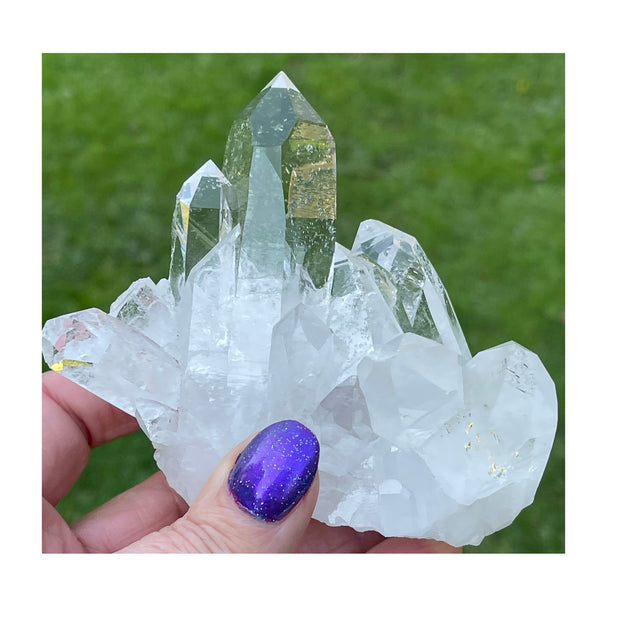 Pretty Clear Quartz Cluster