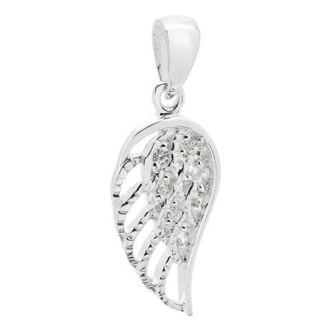 Crystal Angel Wing Pendant