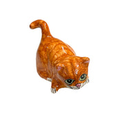 Hand Crafted Ceramic Cute Ginger Cat