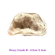 Druzy Quartz Crystal Geode - Small