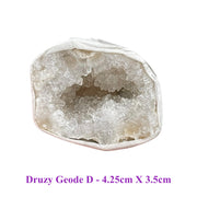 Druzy Quartz Crystal Geode - Small