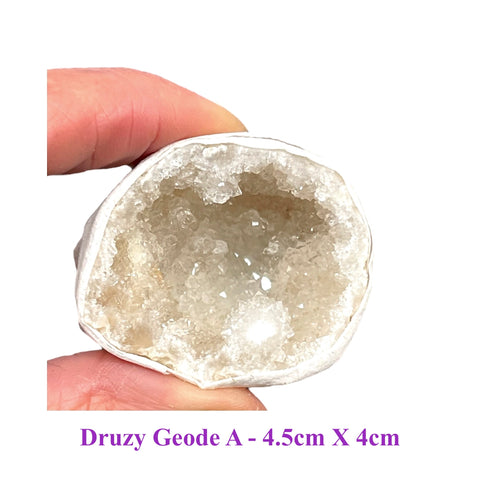 Druzy Quartz Crystal Geode - Small