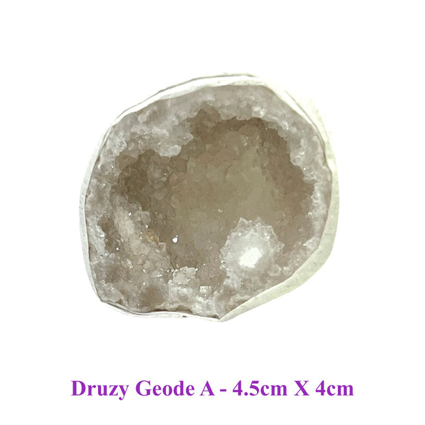 Druzy Quartz Crystal Geode - Small