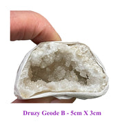 Druzy Quartz Crystal Geode - Small