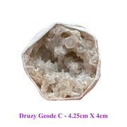 Druzy Quartz Crystal Geode - Small