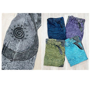 Unisex Sun Embroidery Cargo Trousers