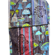 Blue Unisex Patchwork Mushroom Trousers