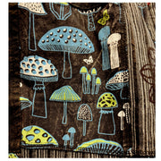 Black & Blue Unisex Patchwork Mushroom Trousers
