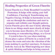 Green Fluorite Tumbled Stone