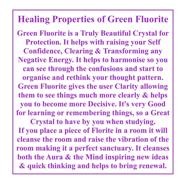 Green Fluorite Tumbled Stone